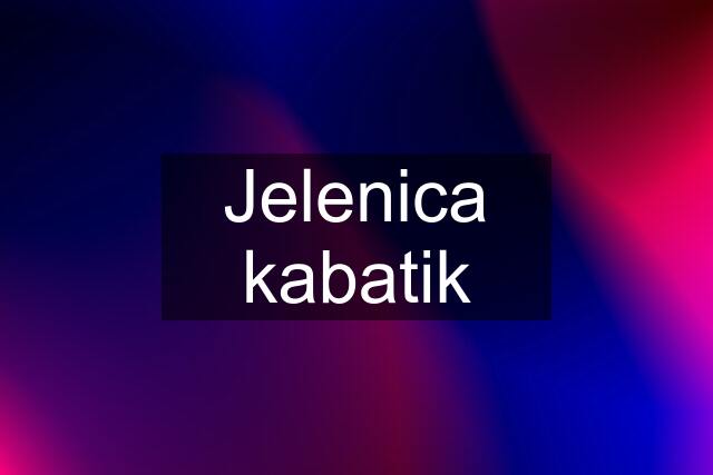 Jelenica kabatik