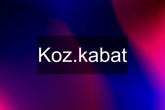 Koz.kabat