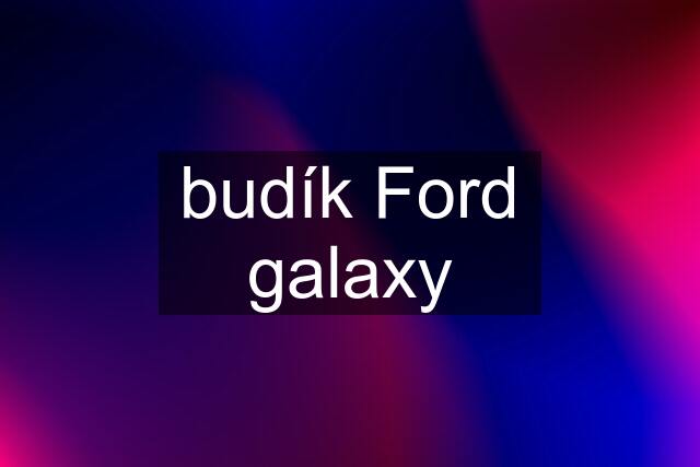 budík Ford galaxy