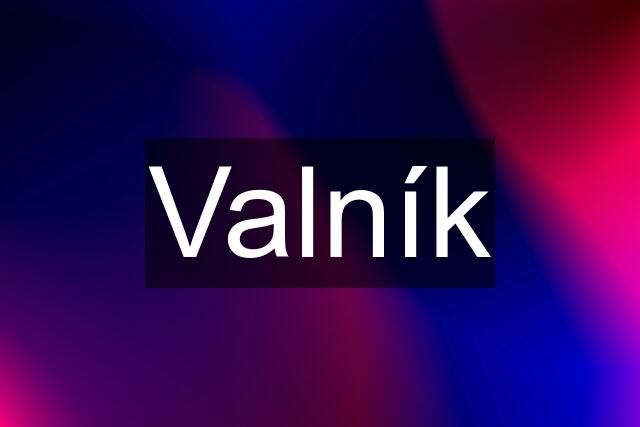 Valník