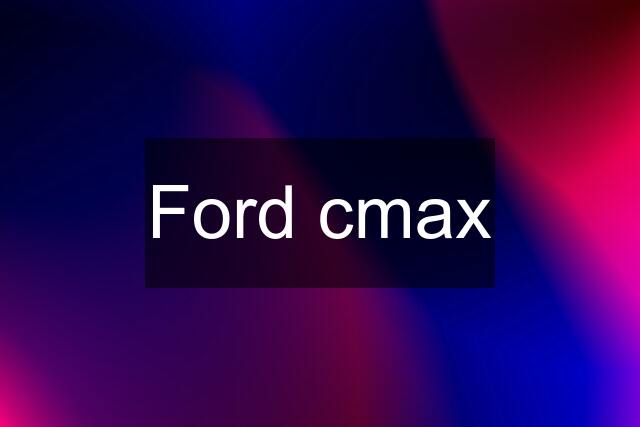 Ford cmax