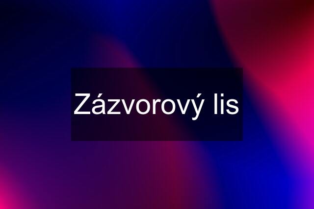 Zázvorový lis