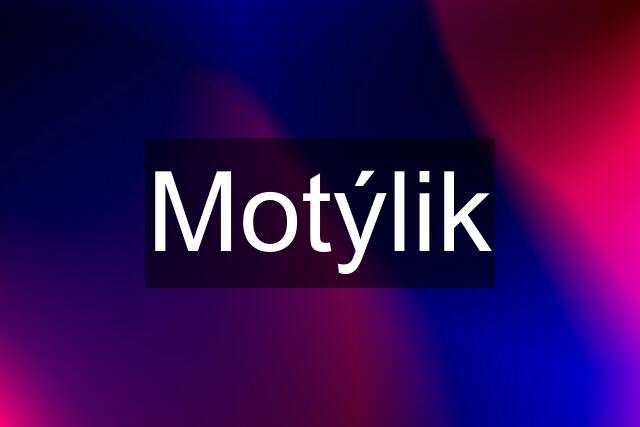 Motýlik