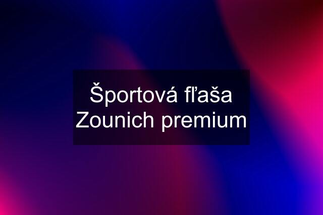 Športová fľaša Zounich premium