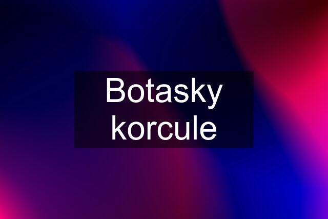 Botasky korcule