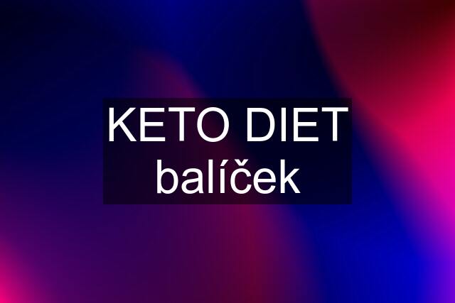 KETO DIET balíček