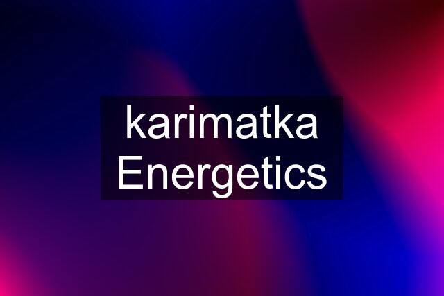 karimatka Energetics