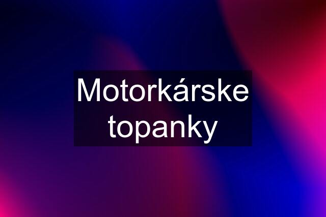 Motorkárske topanky