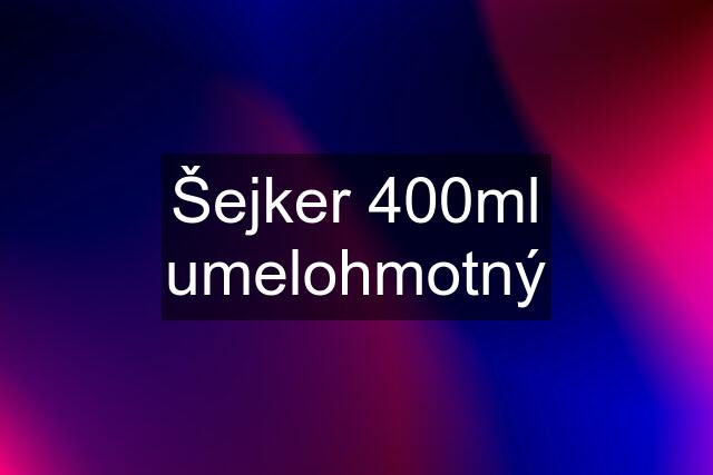 Šejker 400ml umelohmotný