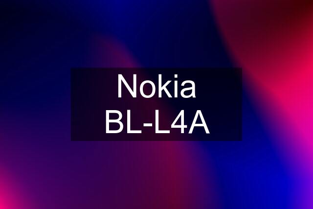 Nokia BL-L4A