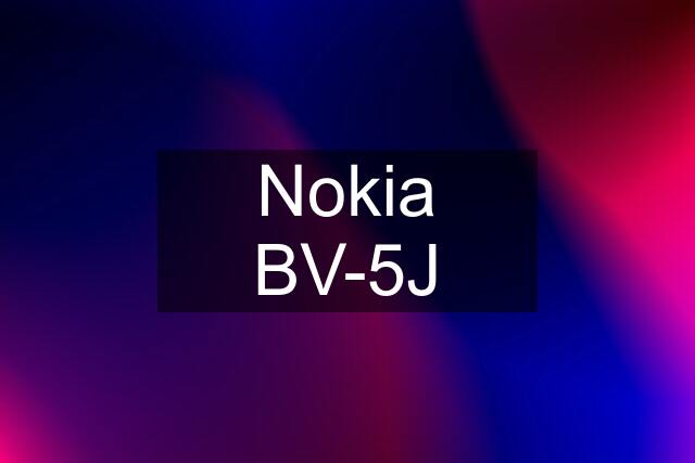 Nokia BV-5J