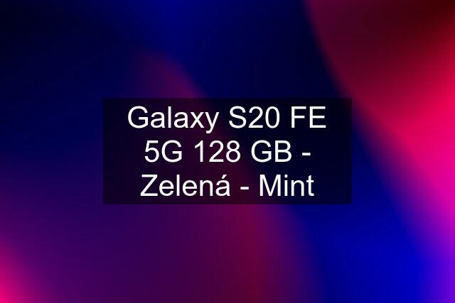 Galaxy S20 FE 5G 128 GB - Zelená - Mint