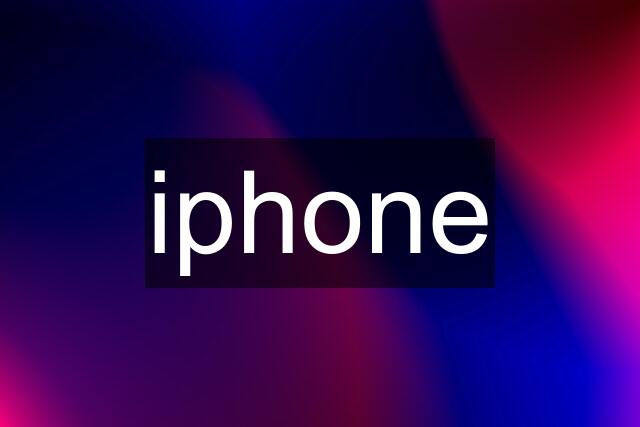 iphone