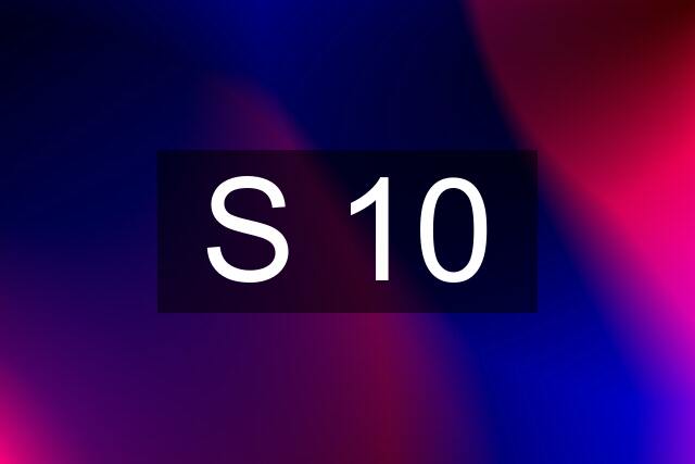 S 10