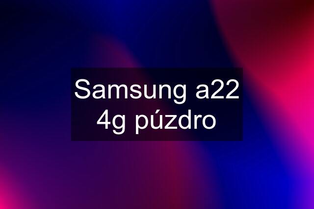 Samsung a22 4g púzdro