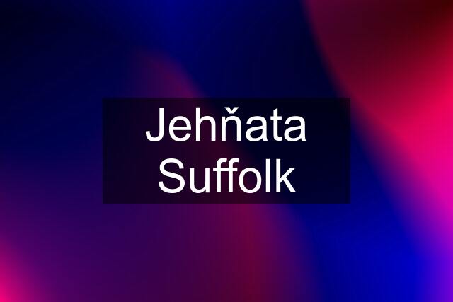 Jehňata Suffolk