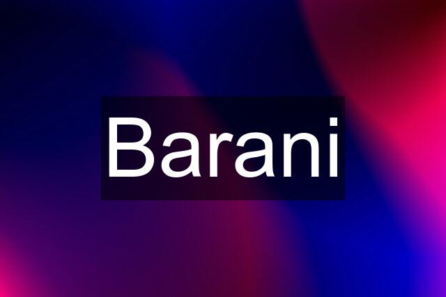 Barani