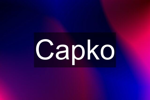 Capko