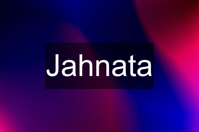 Jahnata