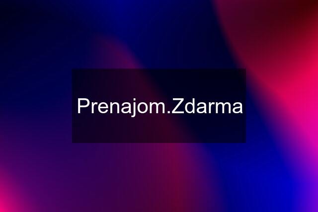 Prenajom.Zdarma