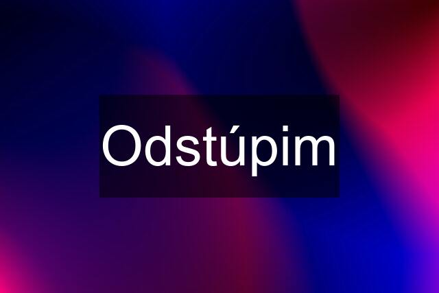 Odstúpim