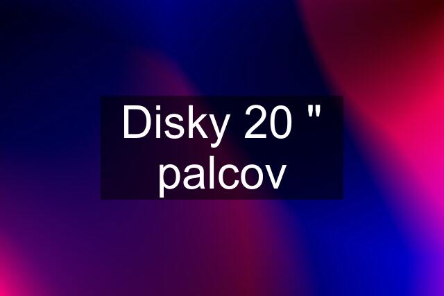 Disky 20 " palcov