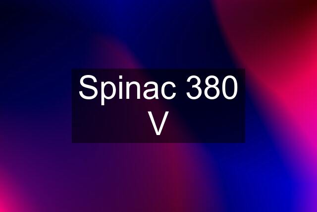 Spinac 380 V