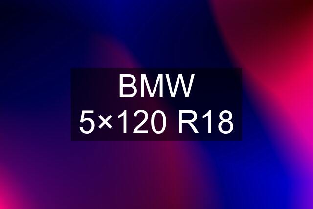 BMW 5×120 R18