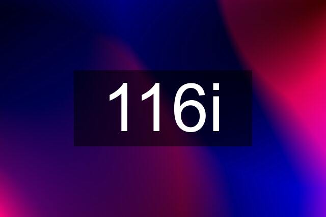 116i