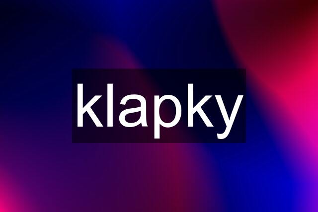 klapky