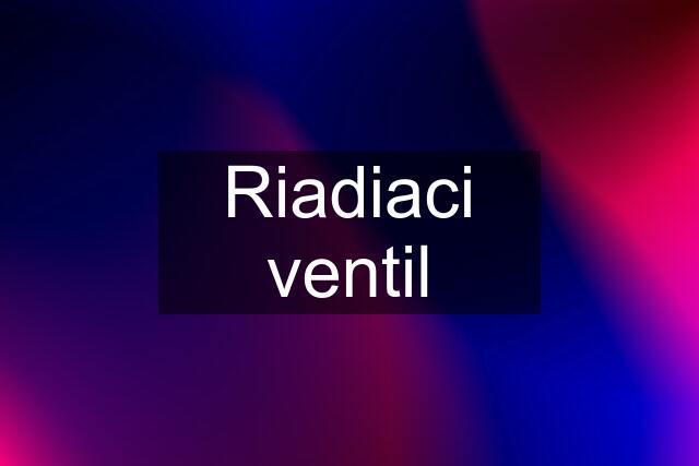 Riadiaci ventil