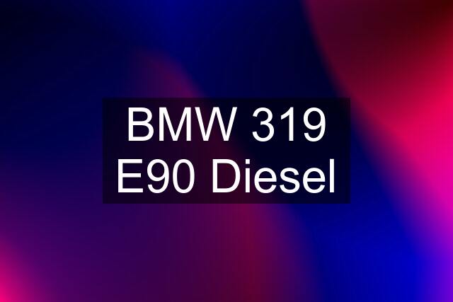 BMW 319 E90 Diesel