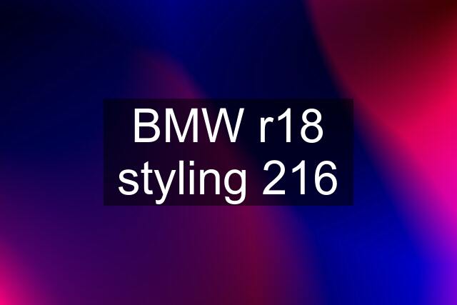 BMW r18 styling 216