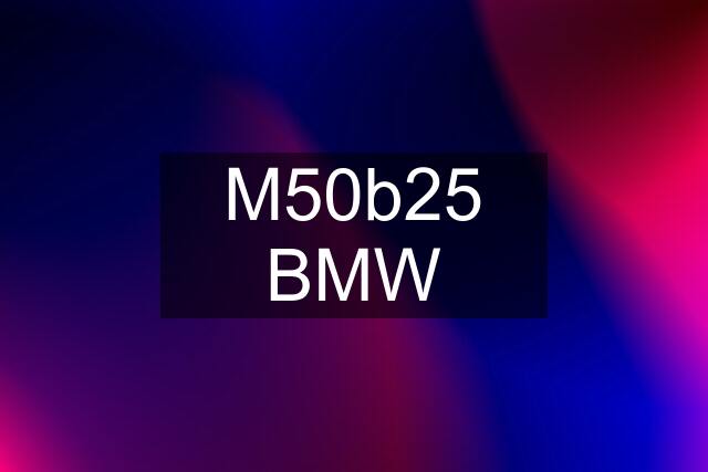 M50b25 BMW