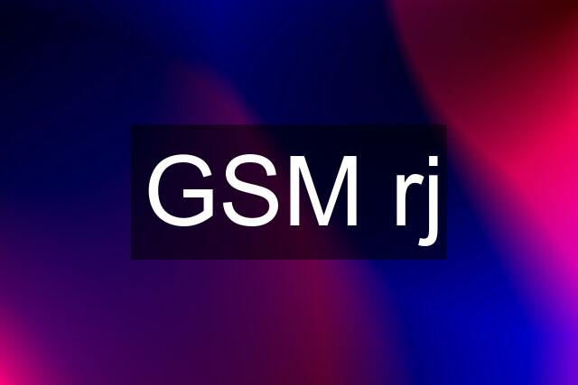 GSM rj