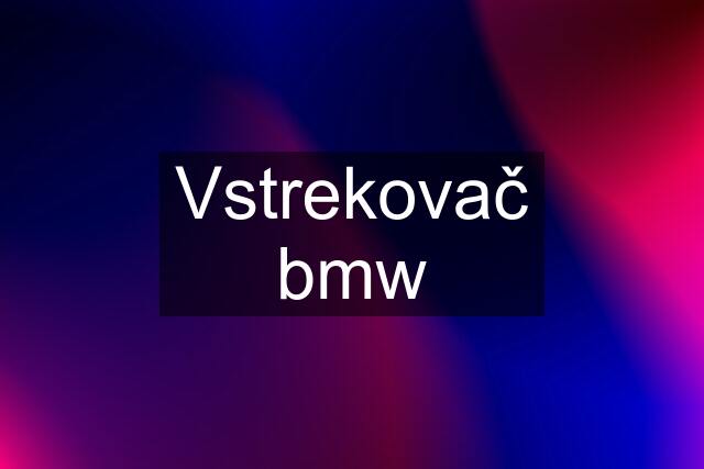 Vstrekovač bmw