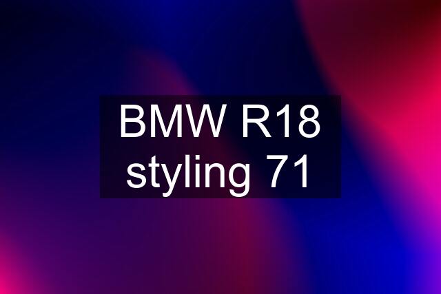 BMW R18 styling 71