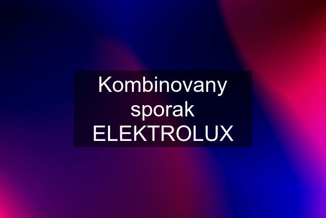 Kombinovany sporak ELEKTROLUX