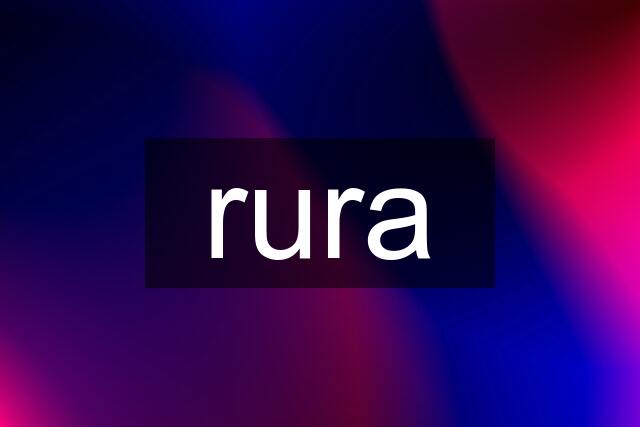 rura