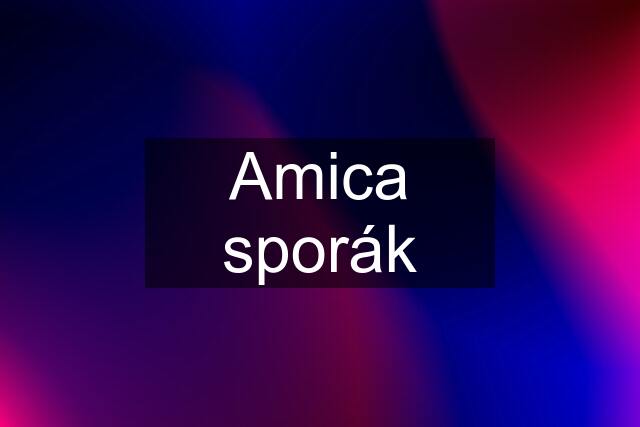 Amica sporák