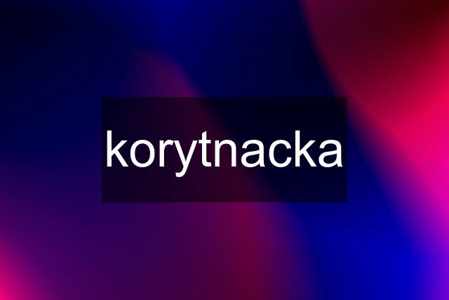 korytnacka