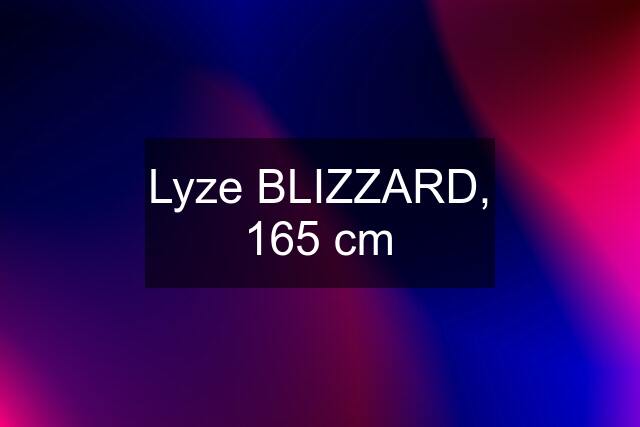 Lyze BLIZZARD, 165 cm