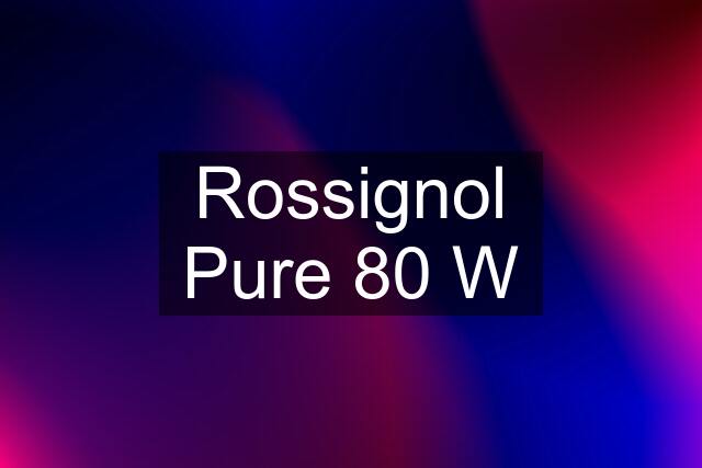 Rossignol Pure 80 W