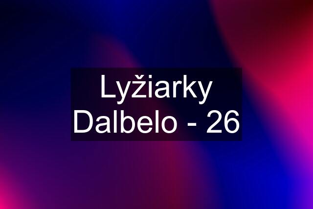 Lyžiarky Dalbelo - 26