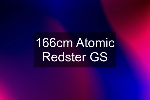 166cm Atomic Redster GS