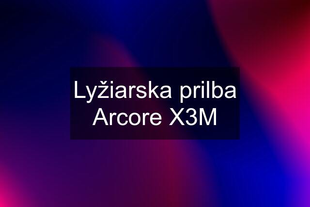 Lyžiarska prilba Arcore X3M