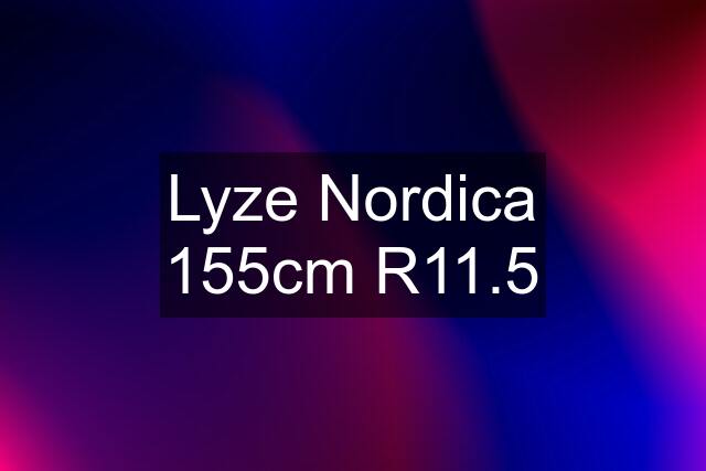 Lyze Nordica 155cm R11.5