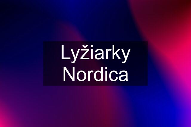 Lyžiarky Nordica