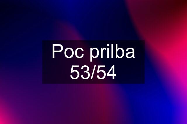 Poc prilba 53/54