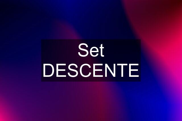 Set DESCENTE